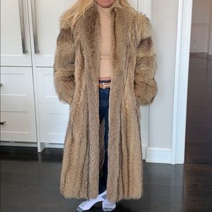 Vintage Tanuki Fur Coat
